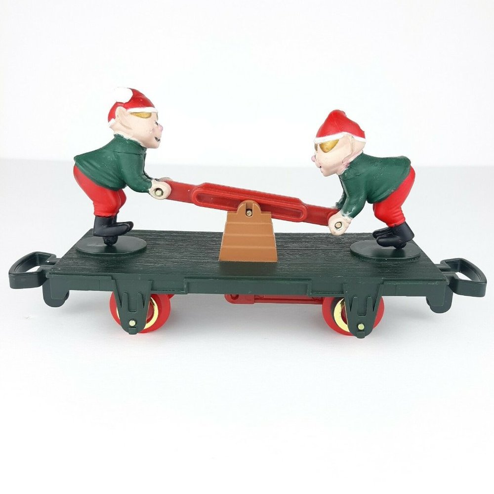 NorthPole Christmas Express Train Toy State Animated Elf Car 1993 Replacement
